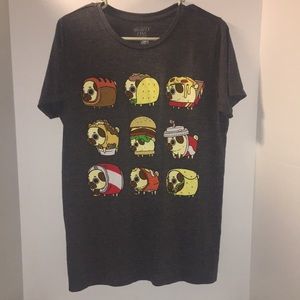 MIGHTY FINE PUG SHIRT YOUTH XL.
